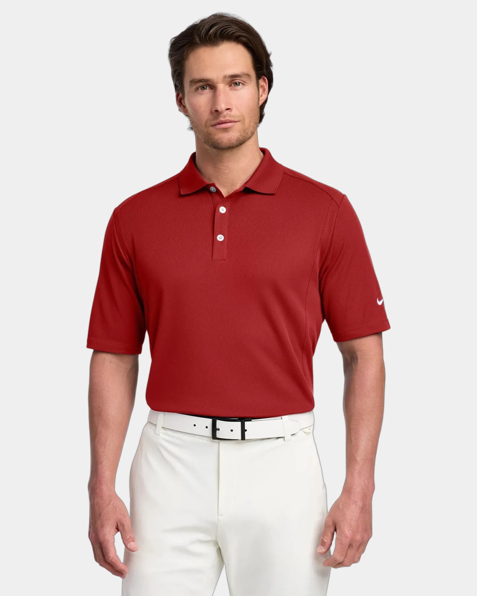 Custom moisture-wicking polyester polo Nike Dri-FIT Classic - Varsity Red