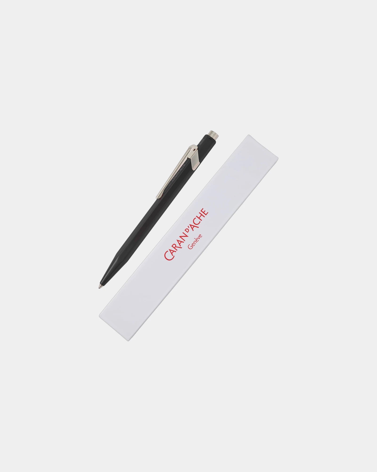 Custom aluminum Caran d'Ache 849 ballpoint pen - Black (Bk)
