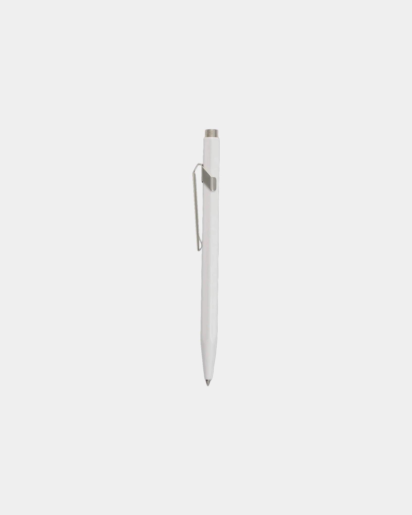 Custom aluminum Caran d'Ache 849 ballpoint pen - White (Wh)