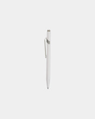 Custom aluminum Caran d'Ache 849 ballpoint pen - White (Wh)