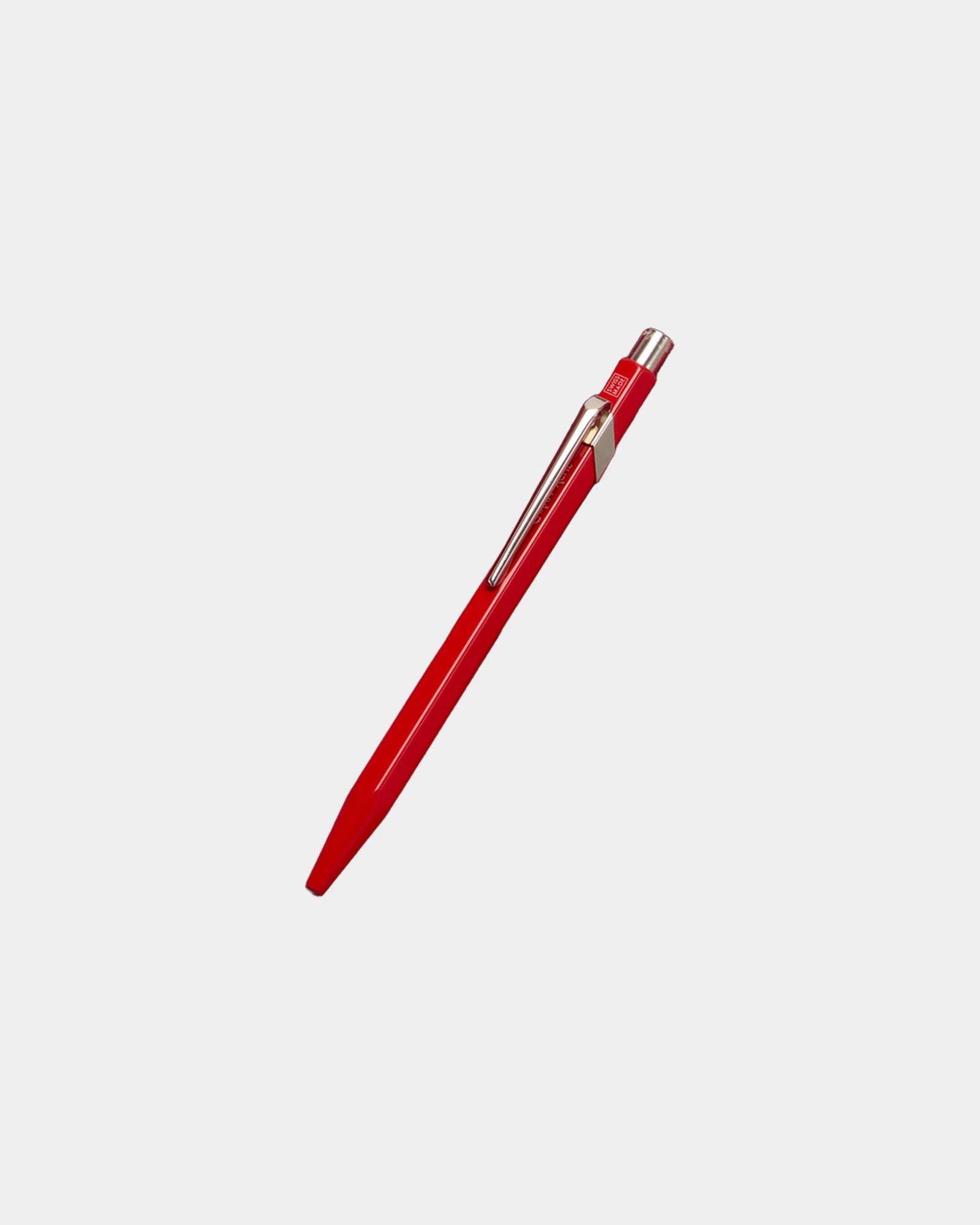 Custom aluminum Caran d'Ache 849 ballpoint pen - Red (Rd)