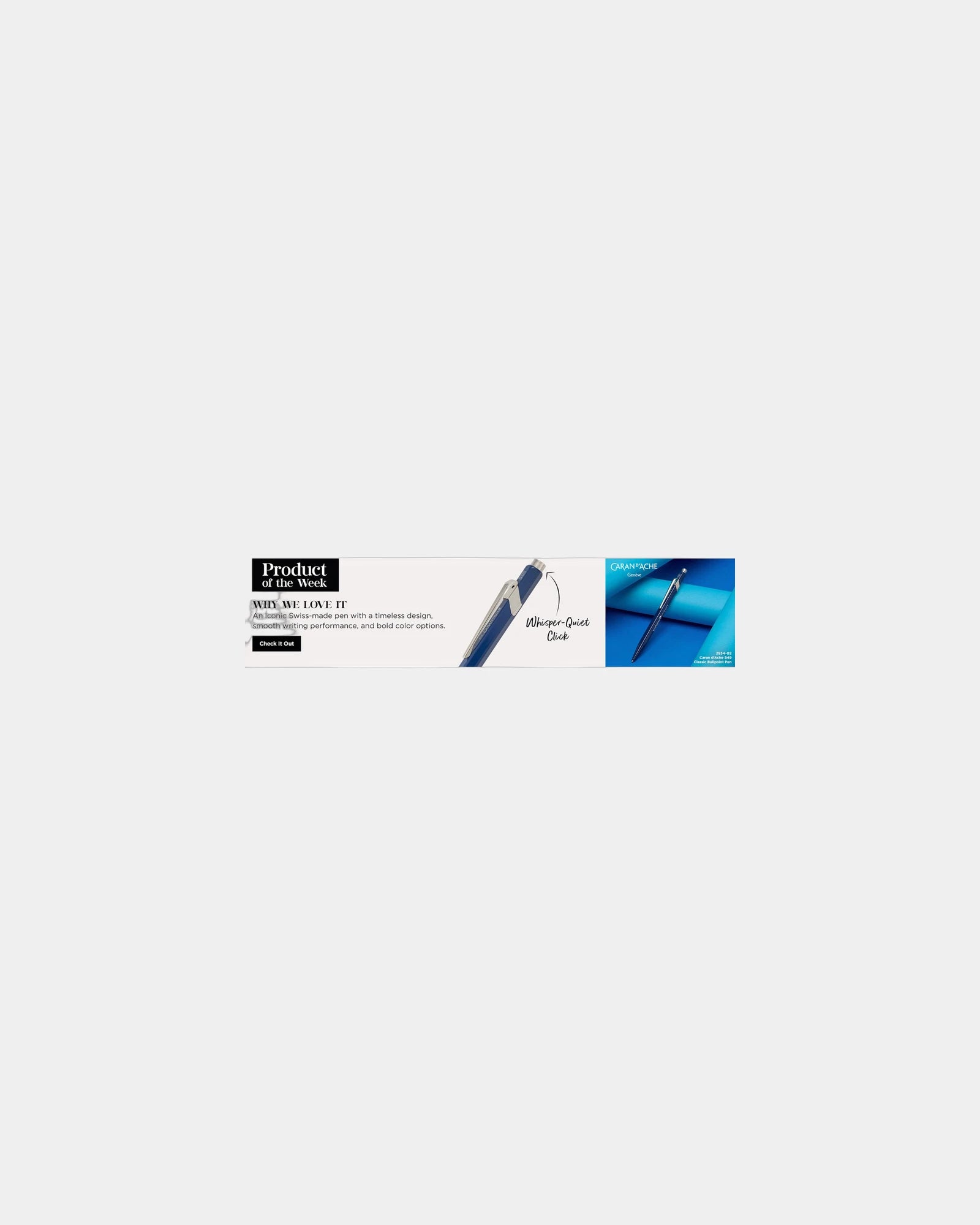 Custom aluminum Caran d'Ache 849 ballpoint pen - 8