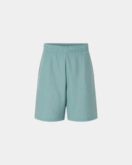 Custom pique cotton gym shorts with side pockets - Arctic