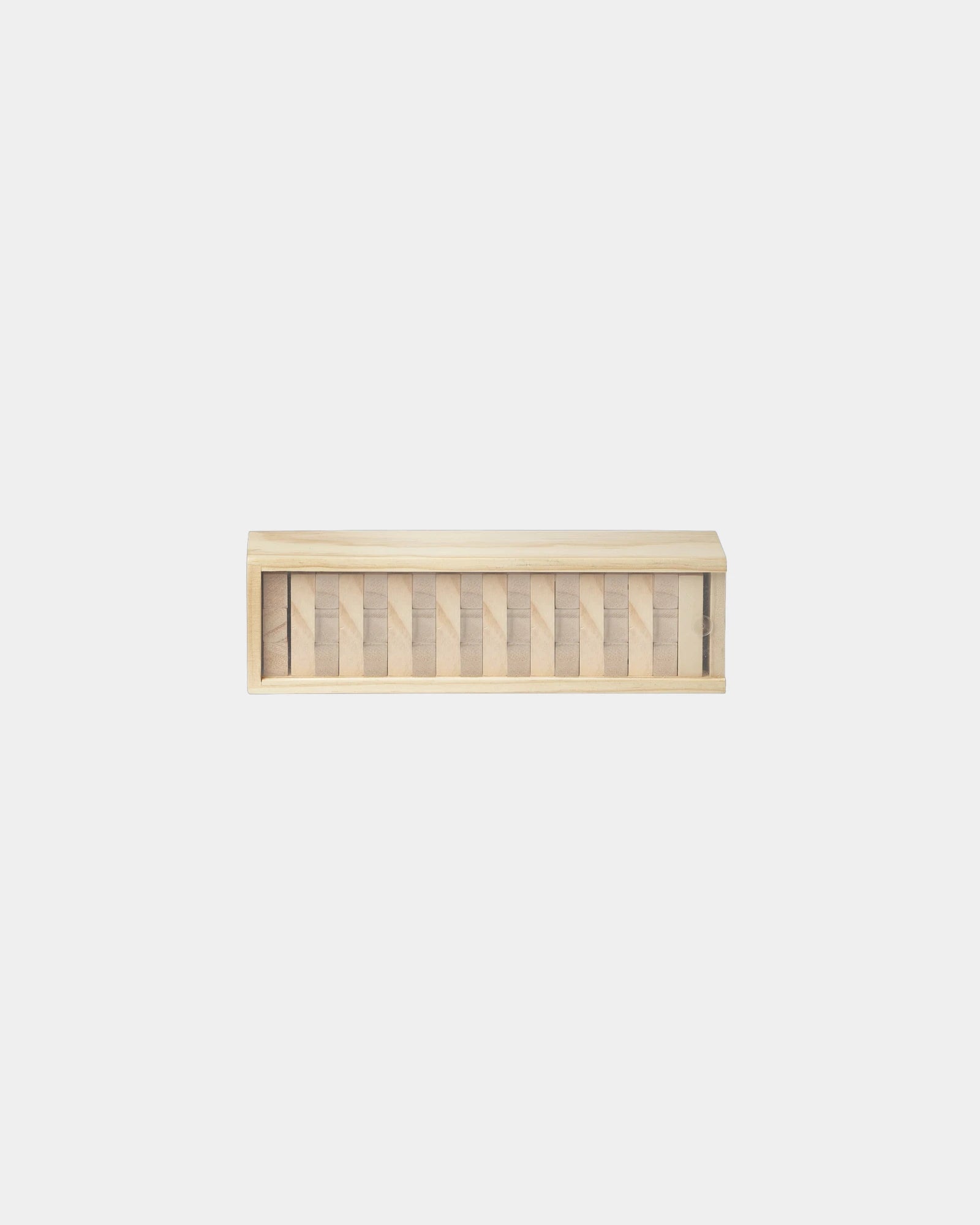 Custom wood block stacking tower game for teams - 2
