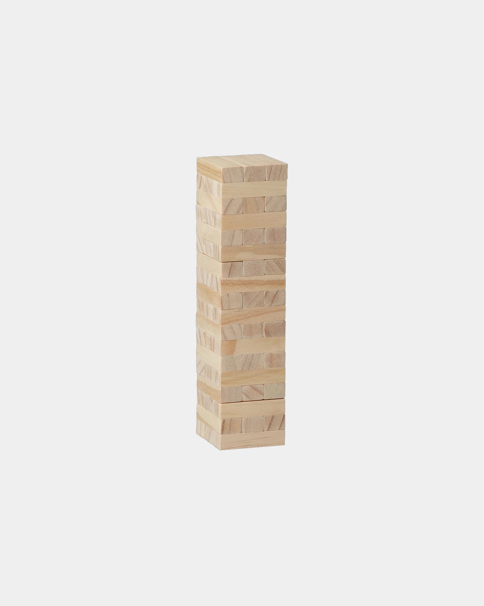 Custom wood block stacking tower game for teams - Wood(Wd)