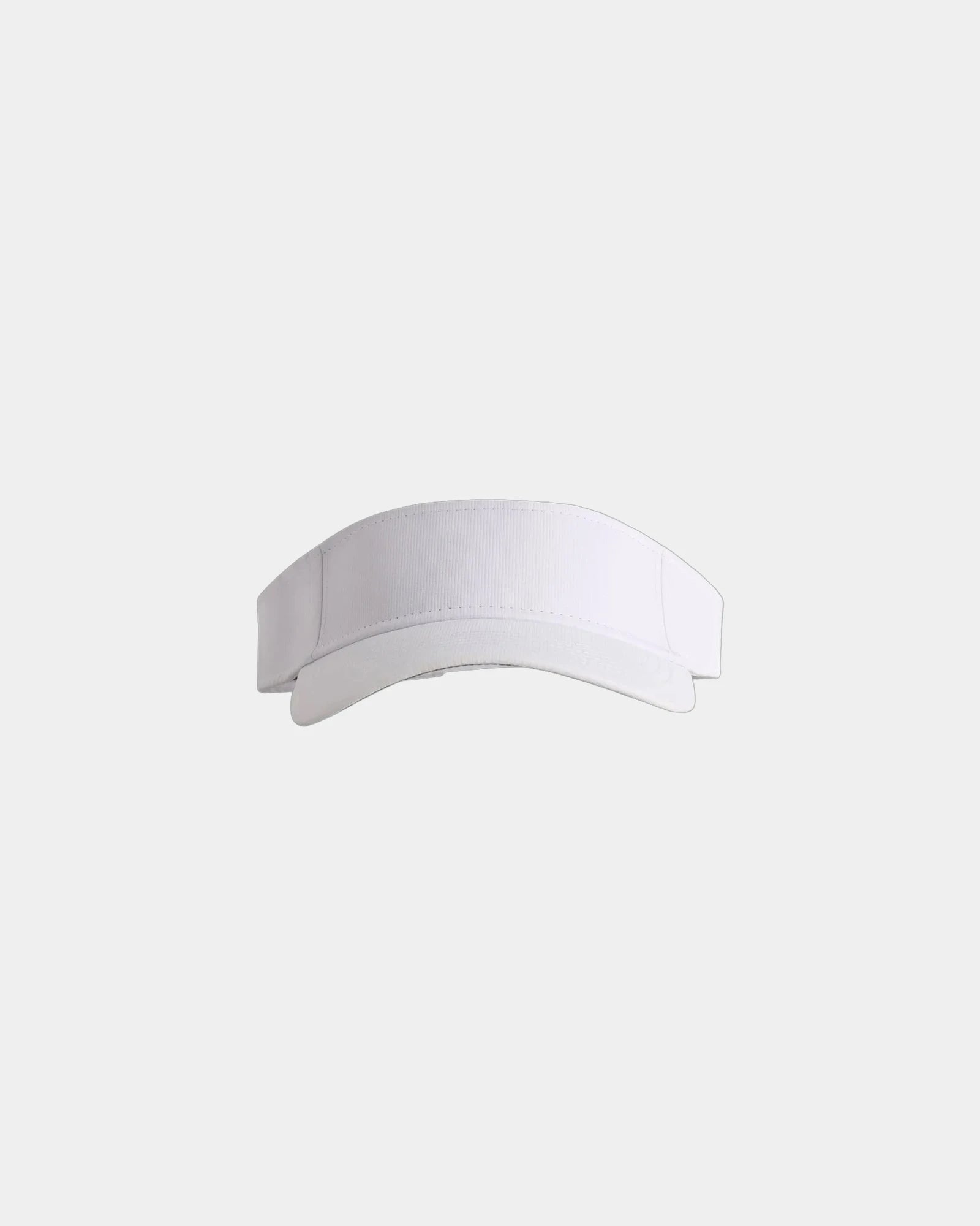 Custom recycled polyester performance visor UPF 50+ - White
