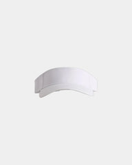 Custom recycled polyester performance visor UPF 50+ - White