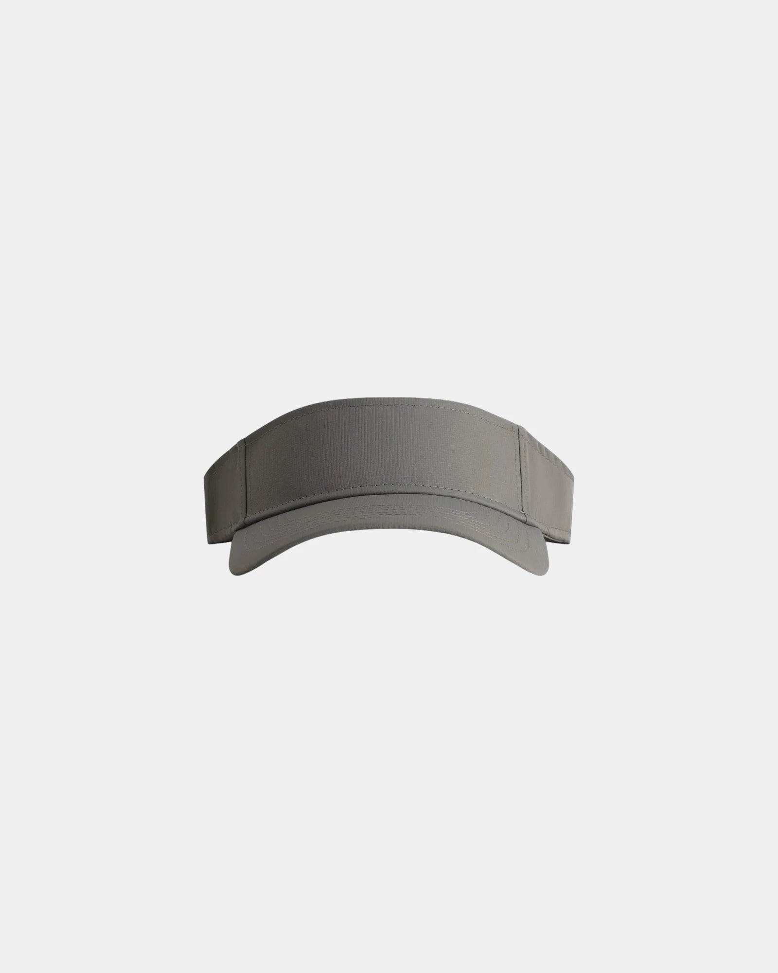 Custom recycled polyester performance visor UPF 50+ - Frost Grey