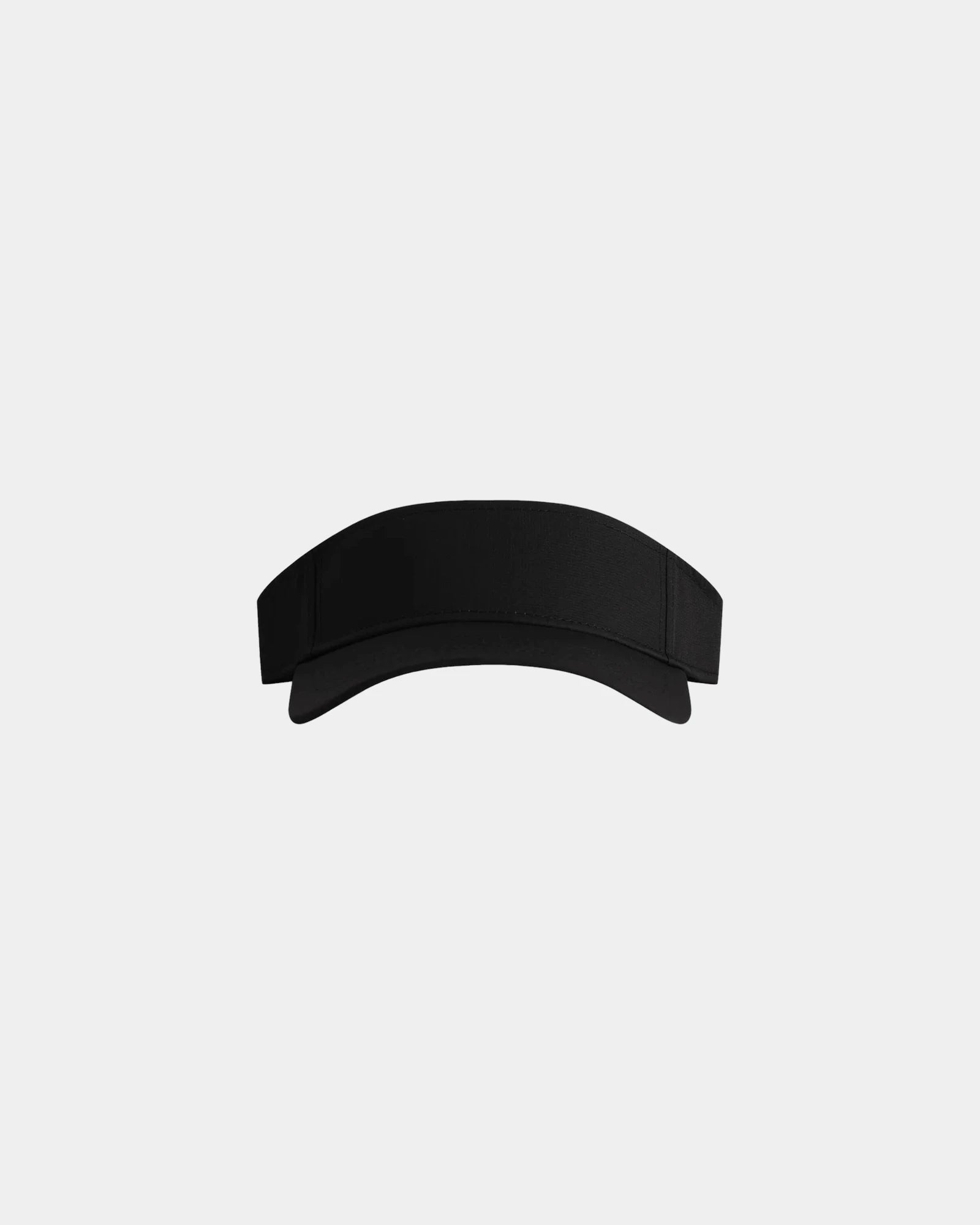 Custom recycled polyester performance visor UPF 50+ - Black
