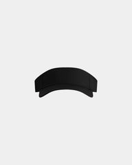 Custom recycled polyester performance visor UPF 50+ - Black