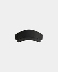 Custom recycled polyester performance visor UPF 50+ - Dark Grey