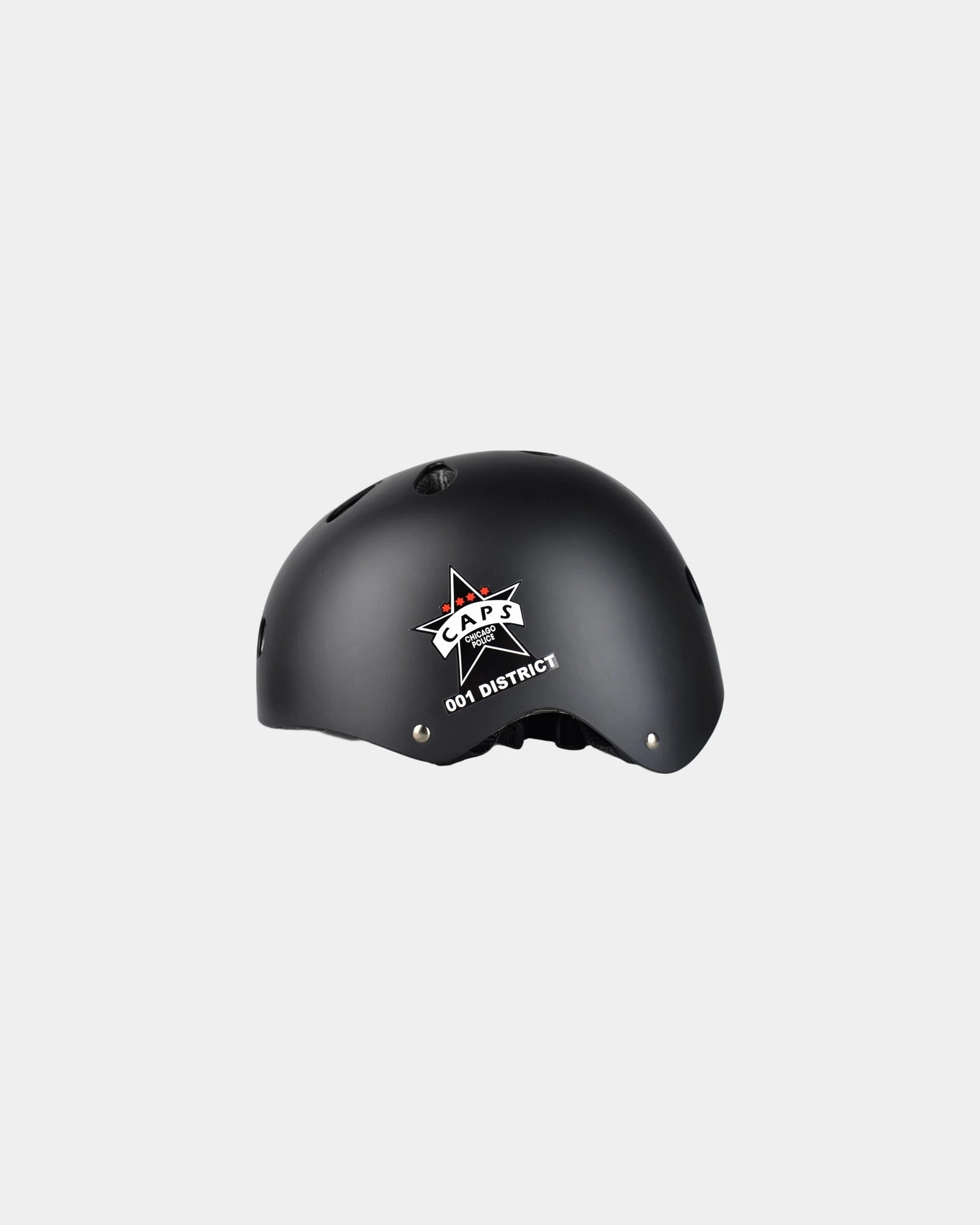 Custom ABS bicycle helmet with adjustable sizing wheel - Black Matte