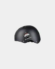 Custom ABS bicycle helmet with adjustable sizing wheel - Black Matte