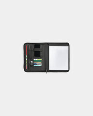 Custom zippered padfolio with refillable writing pad - 1