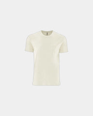 Custom cotton pocket T-shirt unisex ring-spun tee - Natural