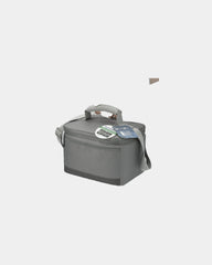 Custom recycled 6-can lunch cooler bag with strap - 2