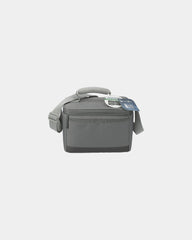 Custom recycled 6-can lunch cooler bag with strap - Gray (Gy)