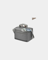 Custom recycled 6-can lunch cooler bag with strap - 4