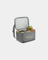 Custom recycled 6-can lunch cooler bag with strap - 8