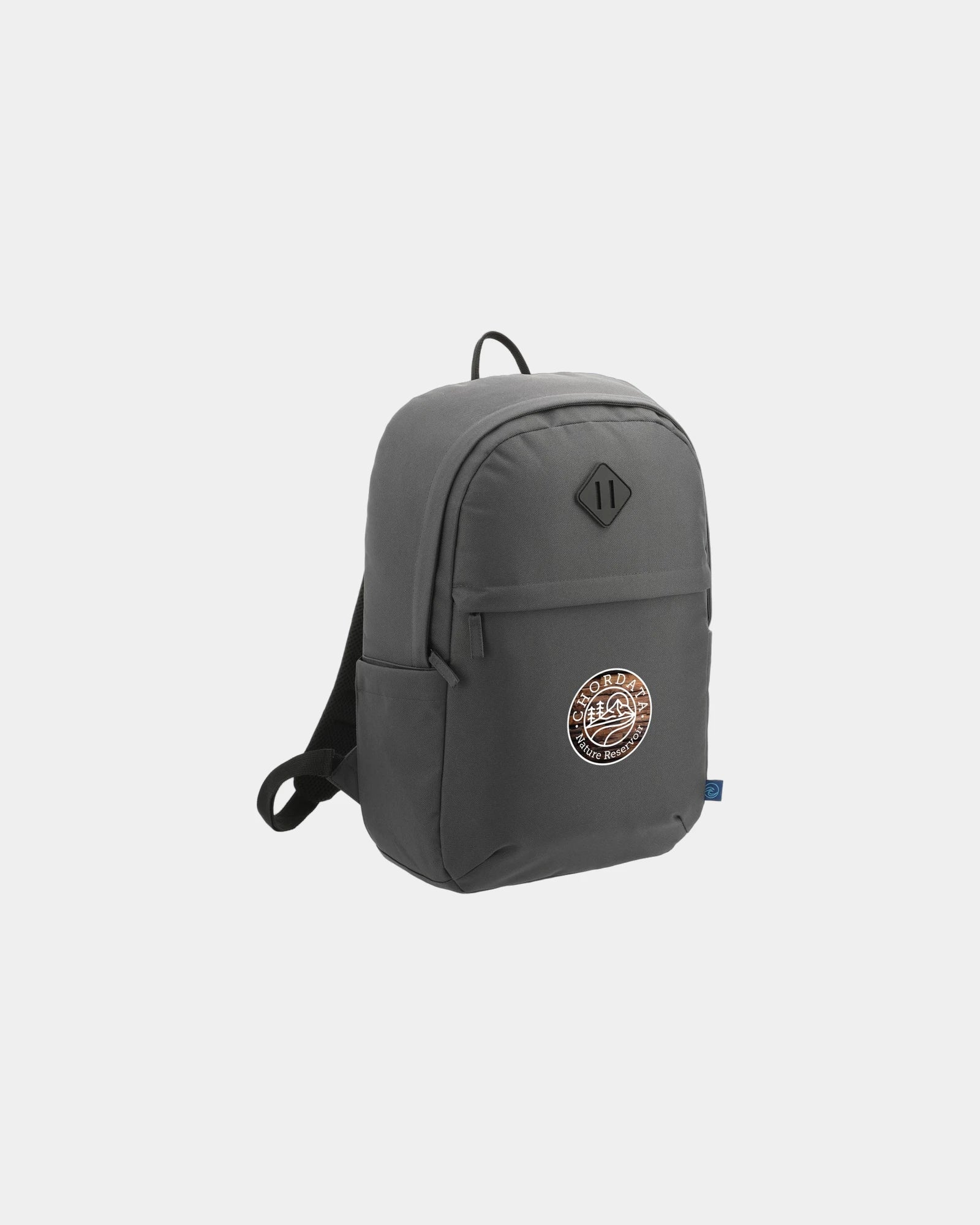 Custom recycled polyester 15" laptop backpack - 7