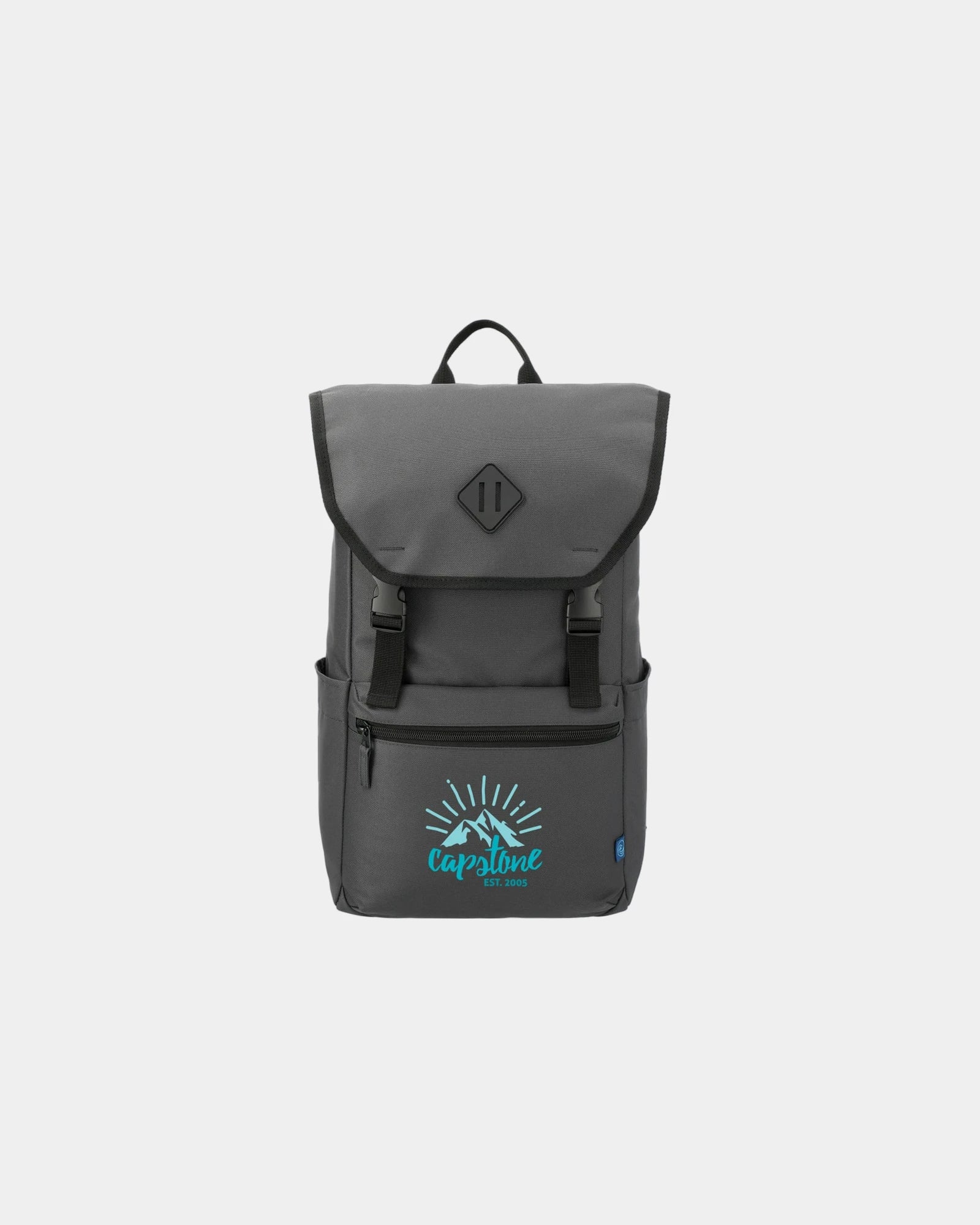 Custom recycled 15" computer rucksack laptop bag - 9