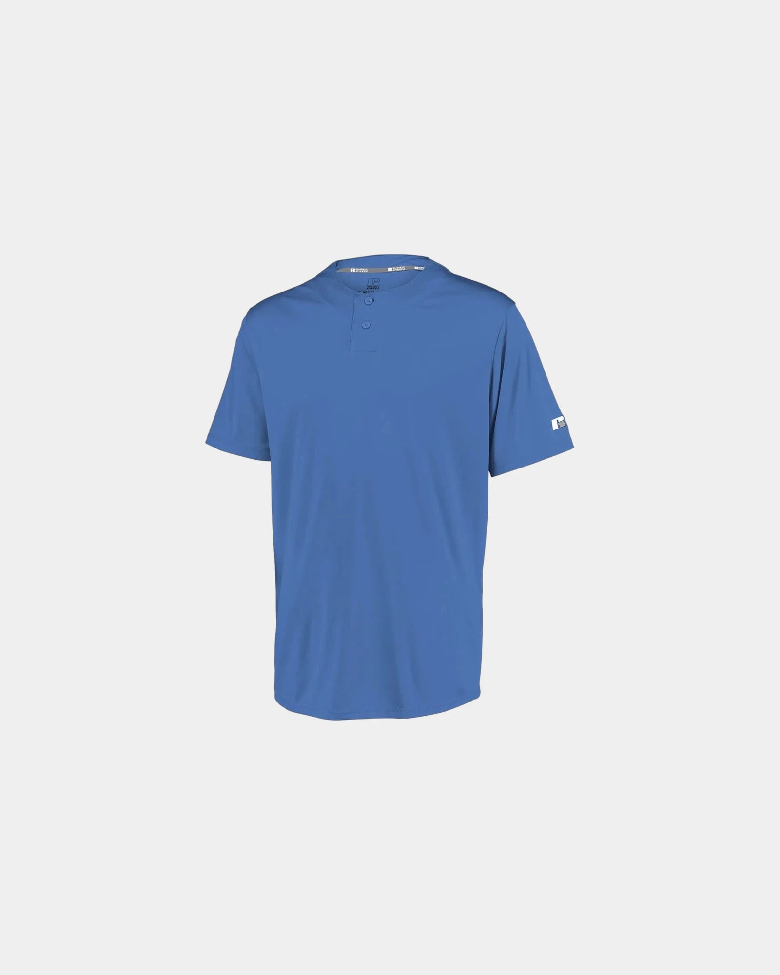Custom youth two-button performance jersey Russell Athletic - Columbia Blue
