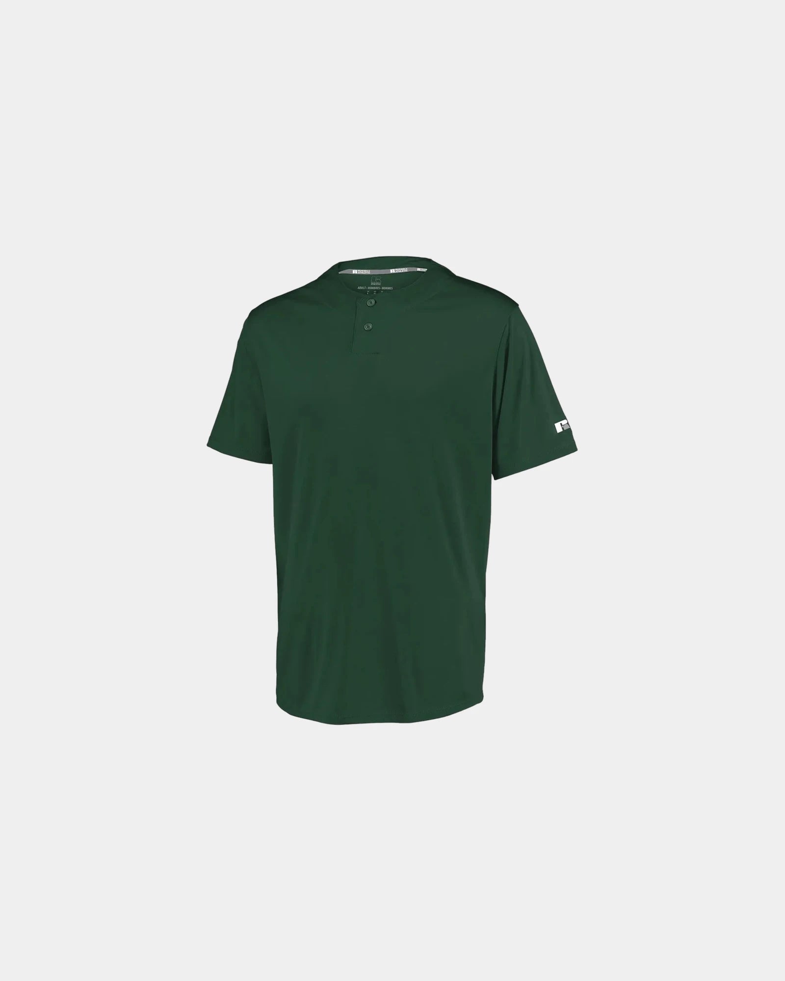 Custom youth two-button performance jersey Russell Athletic - Dark Green