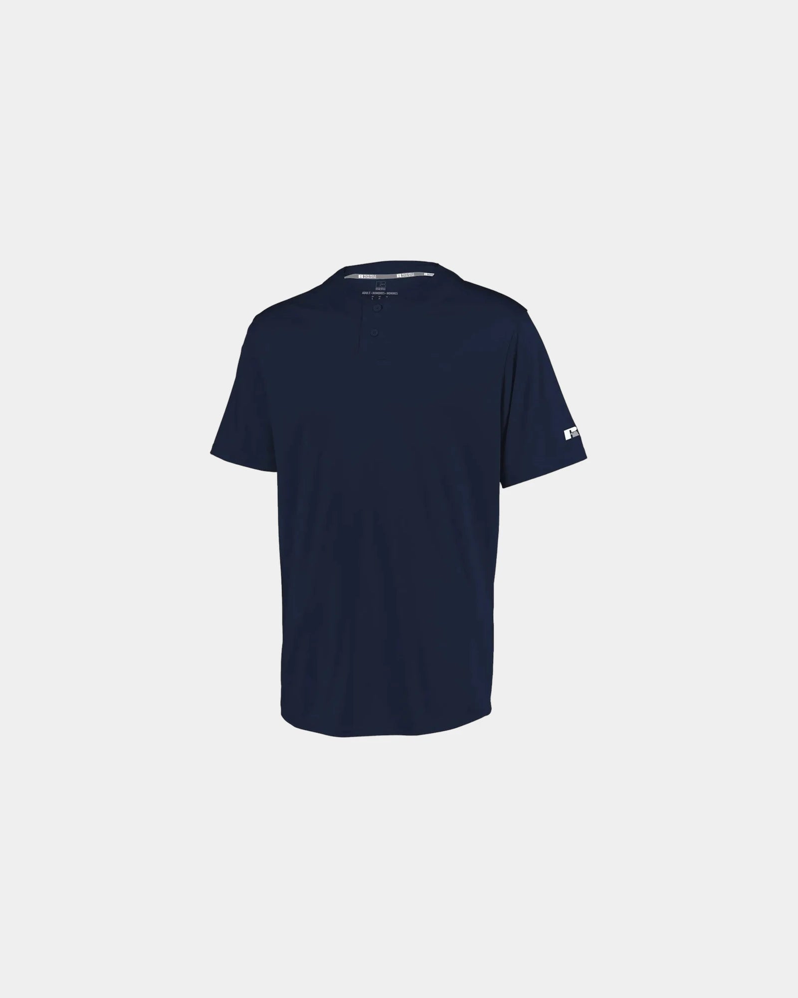 Custom youth two-button performance jersey Russell Athletic - Navy