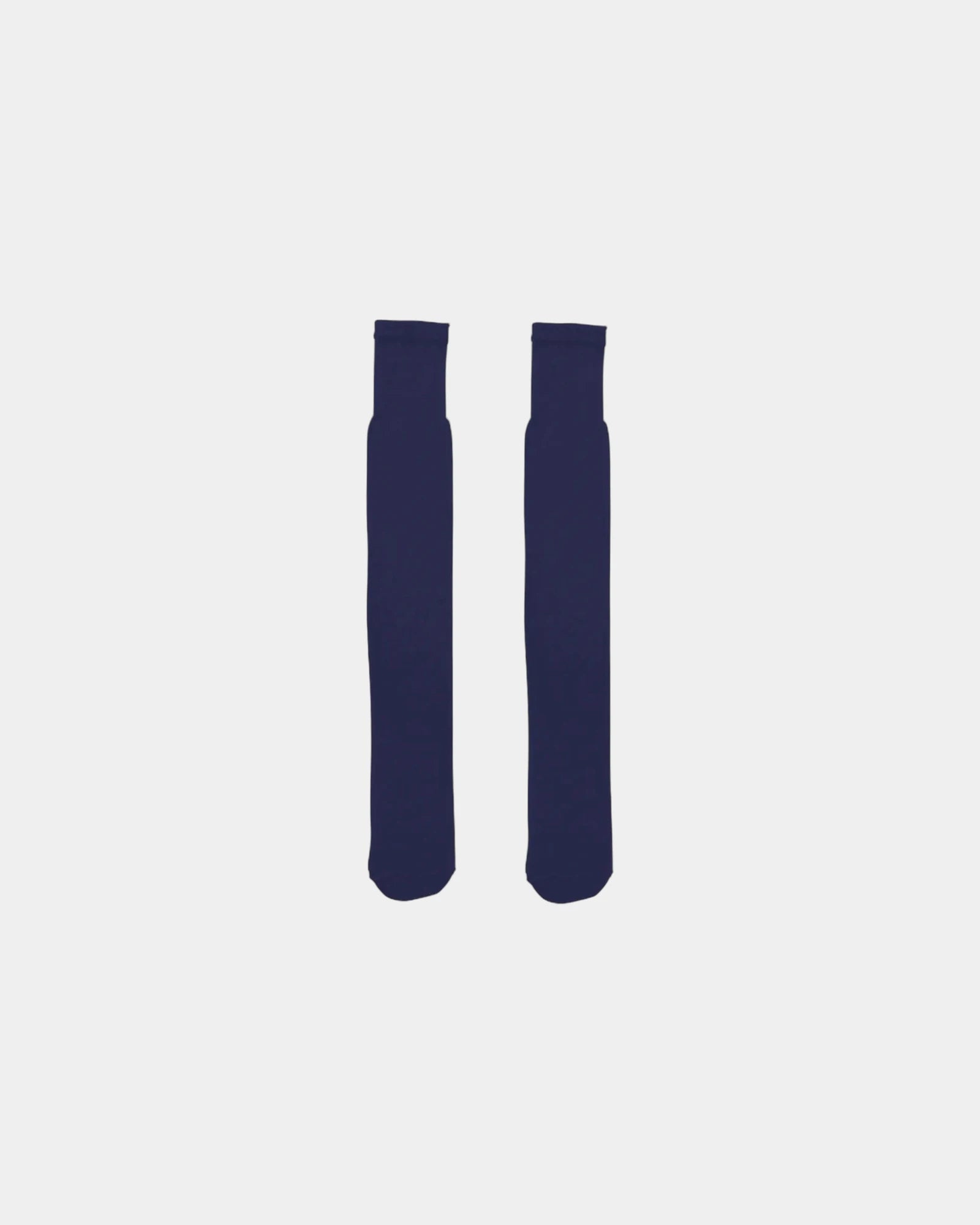 Custom kids league socks with welt top design - Navy
