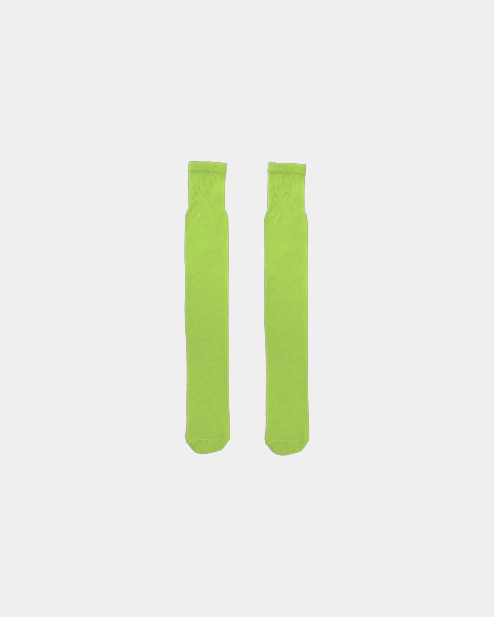 Custom kids league socks with welt top design - Lime