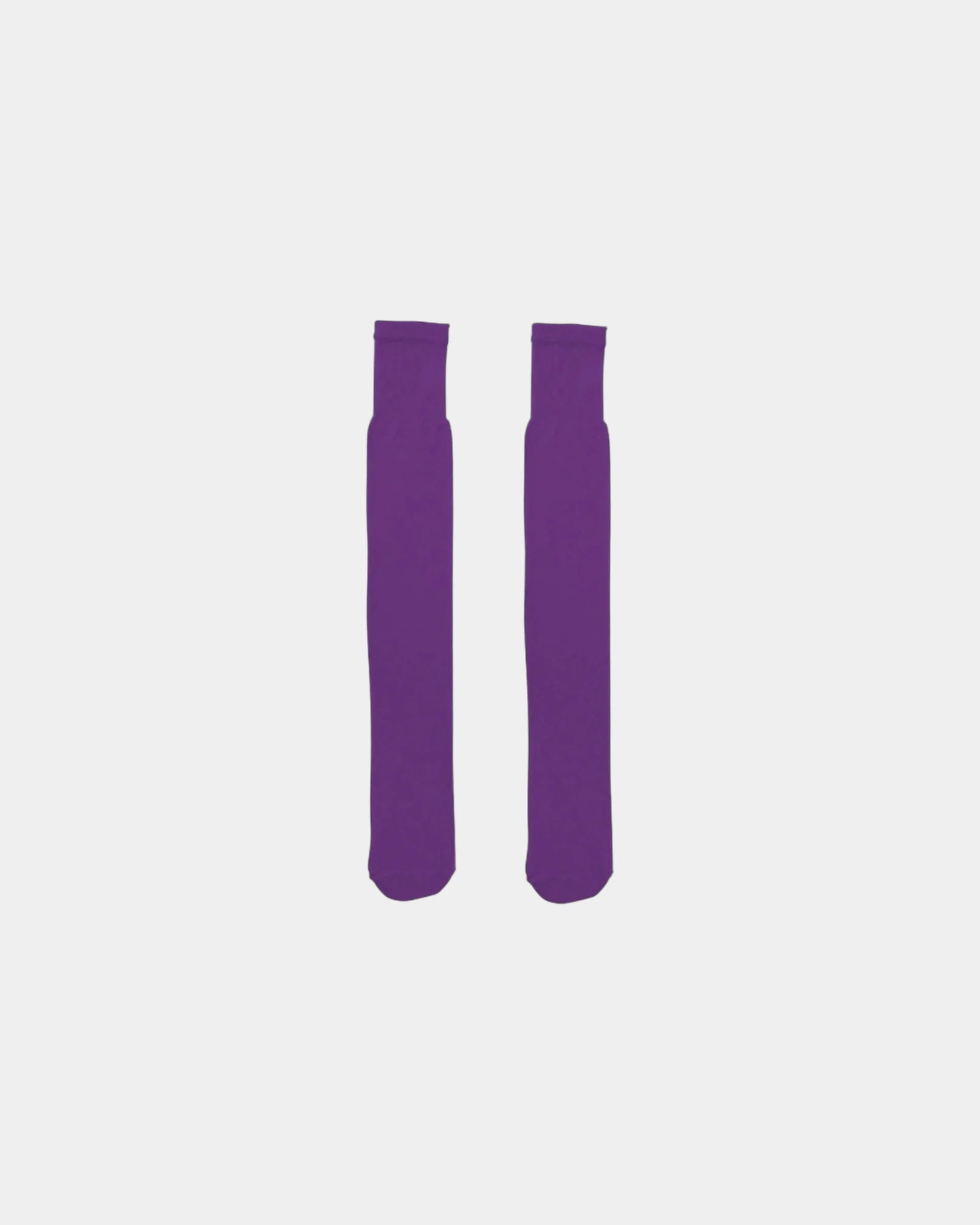 Custom kids league socks with welt top design - Purple