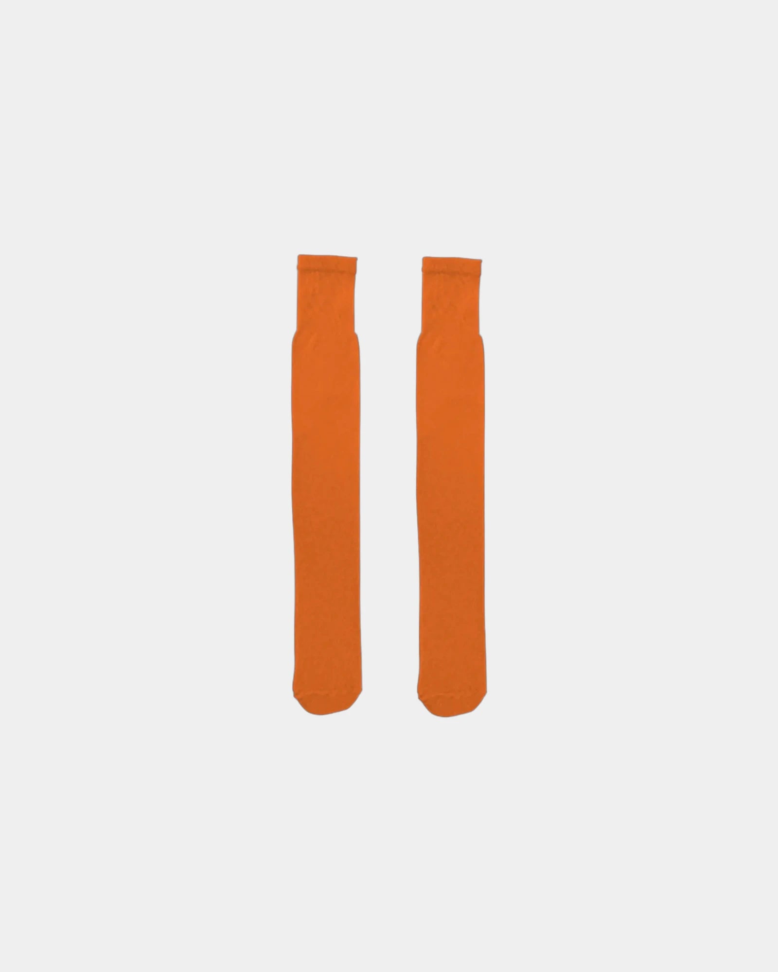 Custom kids league socks with welt top design - Orange