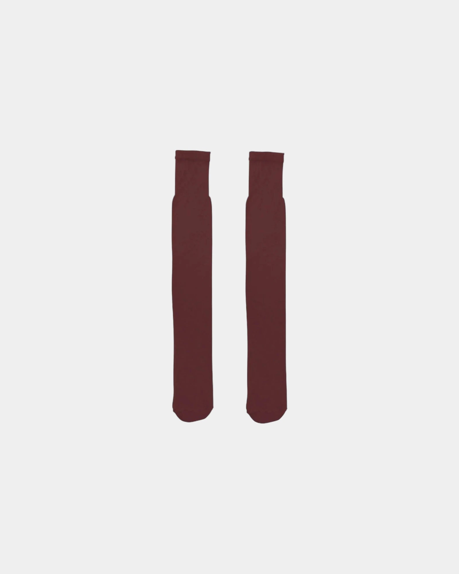 Custom kids league socks with welt top design - Maroon