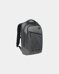Custom 22.1L laptop backpack with padded tablet sleeve - Metallic