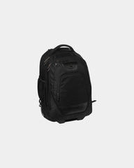 Custom wheelie backpack with 15" laptop sleeve - Black