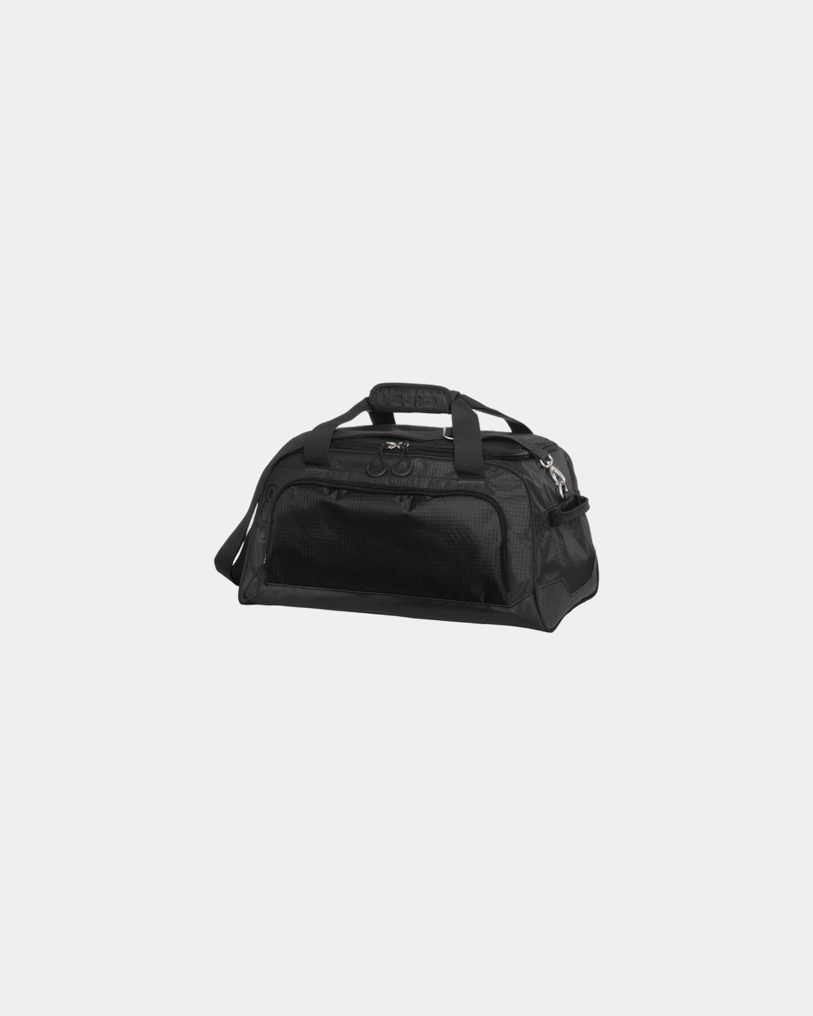Custom water-resistant 29L duffel bag for travel - Gear Grey/ Black