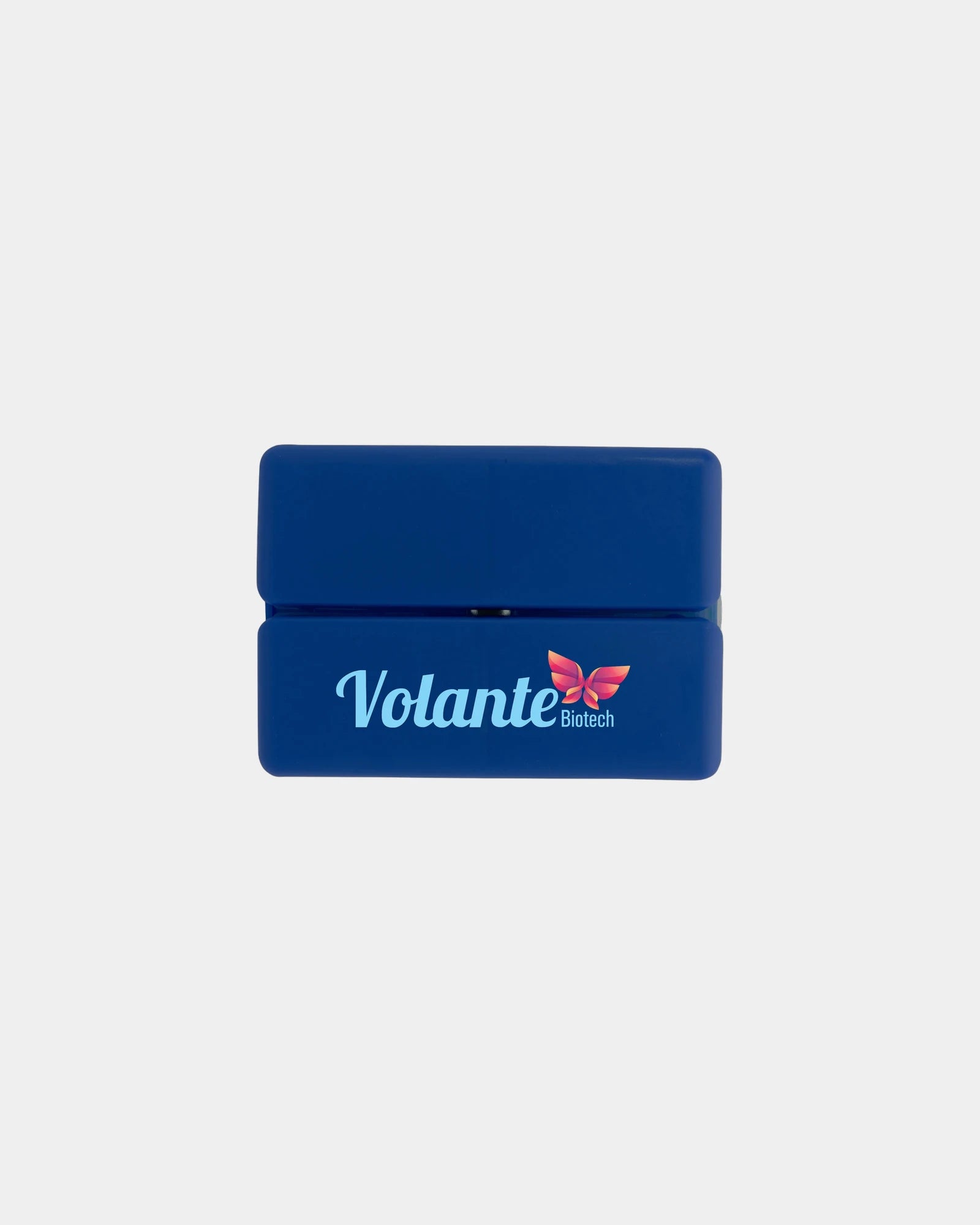Custom magnetic dual-open pill box organizer - Navy