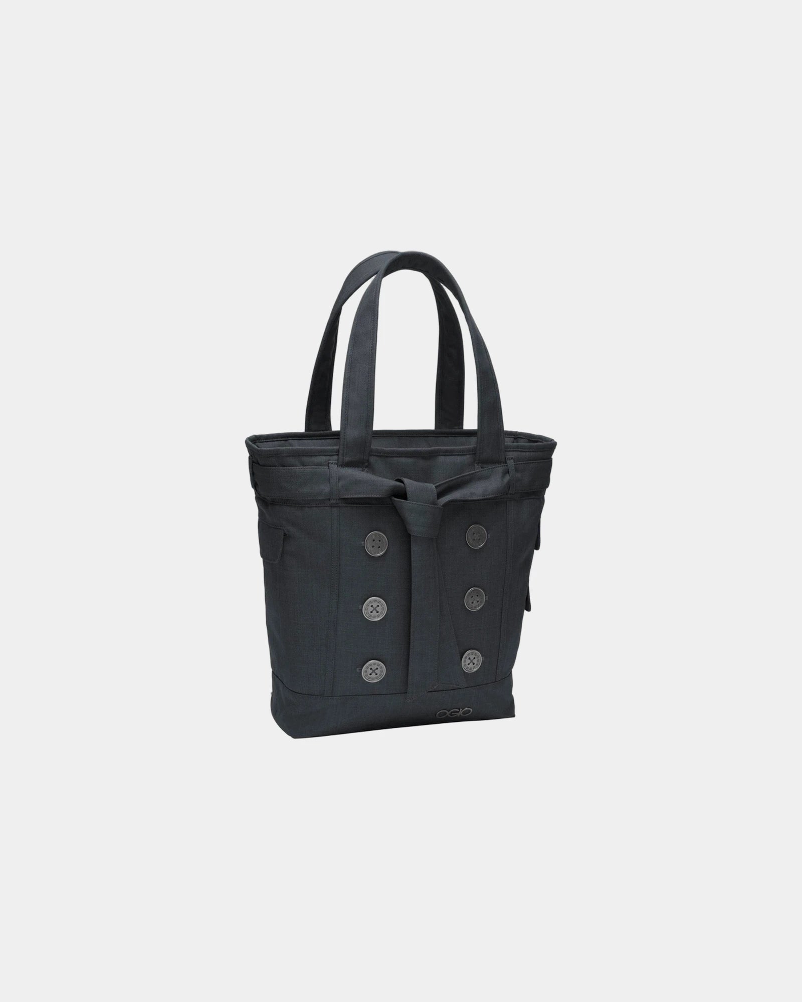 Custom padded laptop tote with organizer panel 16L - Storm Grey
