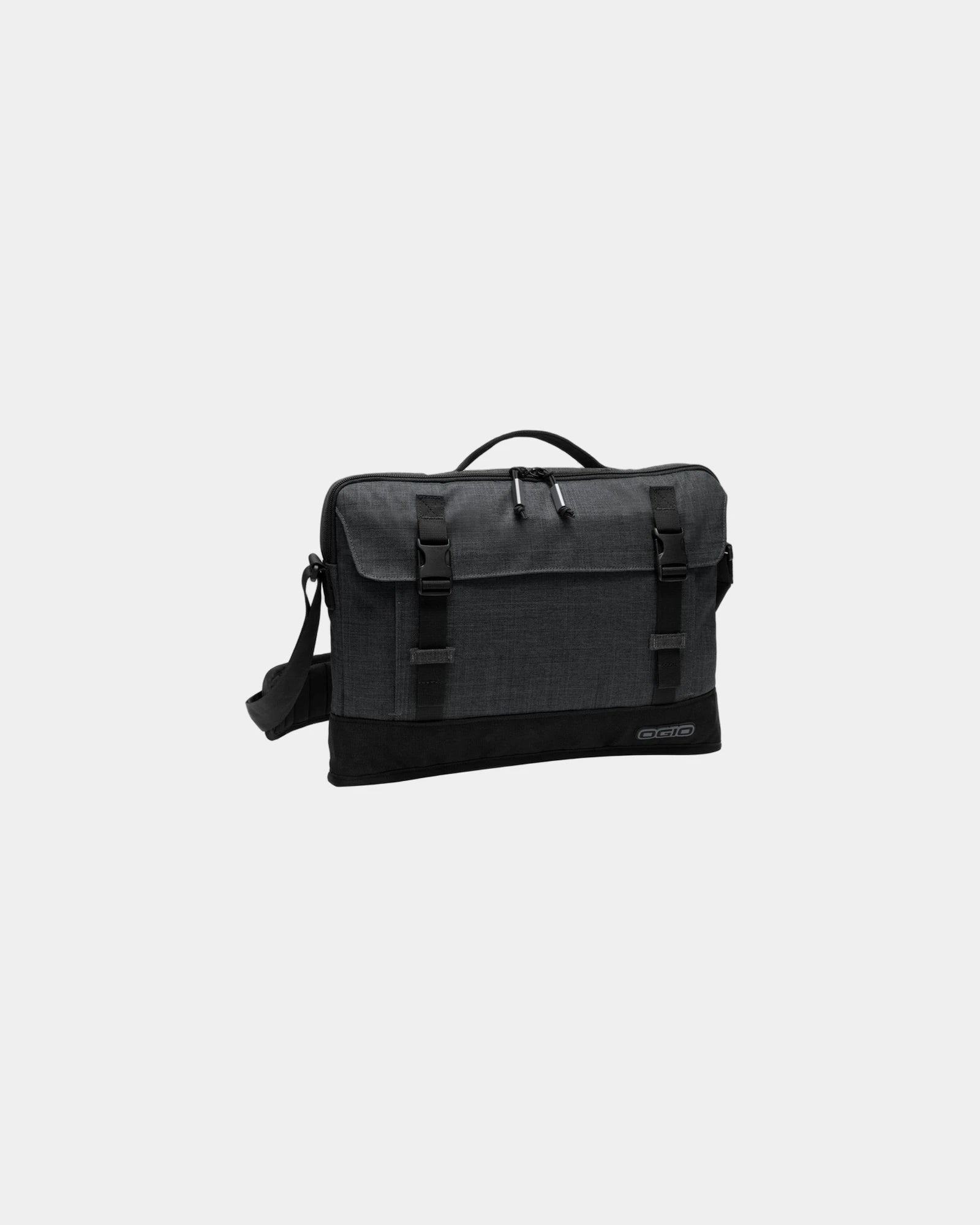 Custom padded 15" laptop case top-loading slim sleeve - Heather Grey
