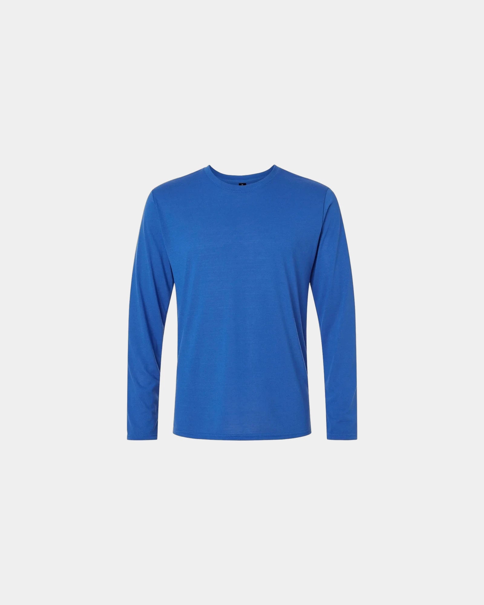 Custom moisture-wicking long sleeve performance tee - Royal