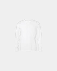 Custom moisture-wicking long sleeve performance tee - White