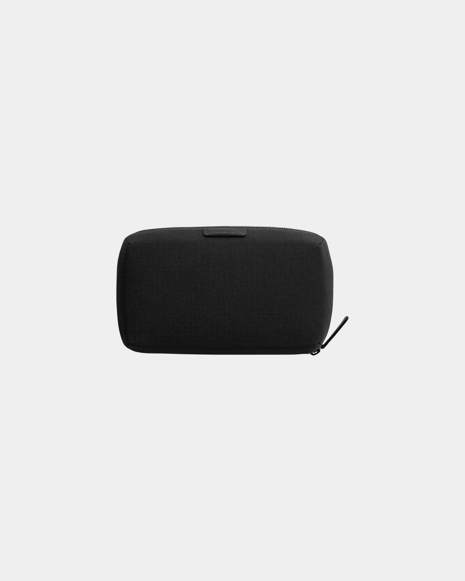Branded recycled nylon Bellroy tech kit organizer case - Black (Bk)