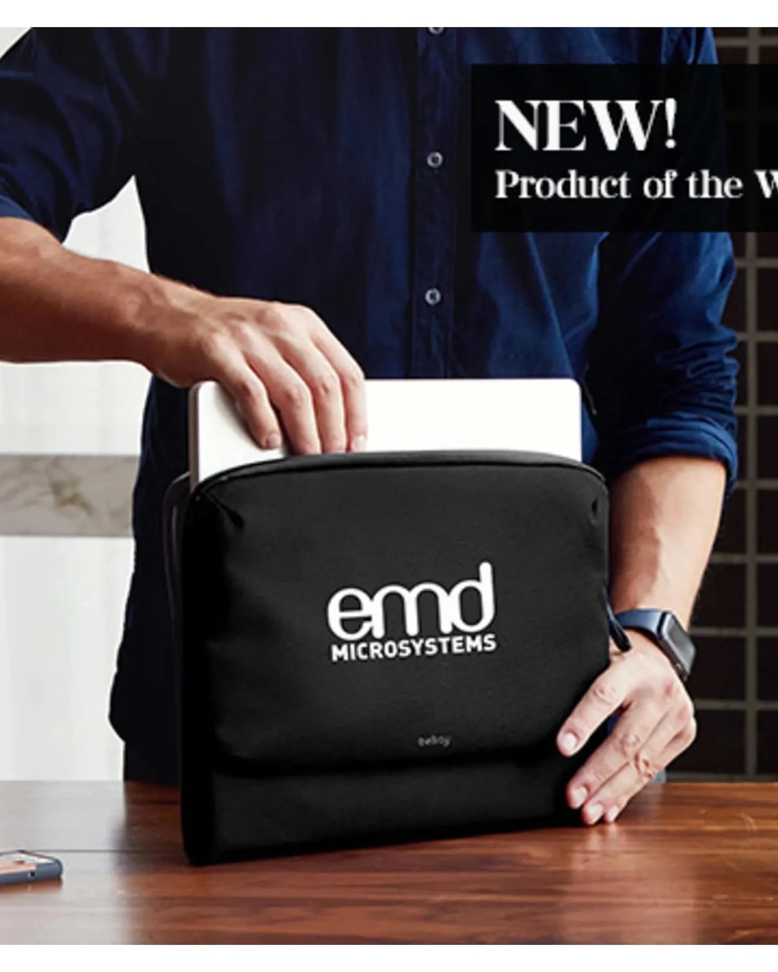 Custom recycled polyester Bellroy 16" Laptop Caddy - 12