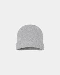 Custom infant baby rib beanie in ring-spun cotton - Heather
