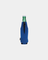 Custom neoprene zip-up bottle cooler 12 oz - Royal