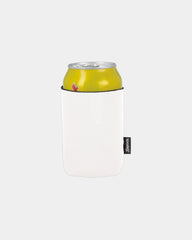 Custom full-color neoprene can cooler sleeve - White