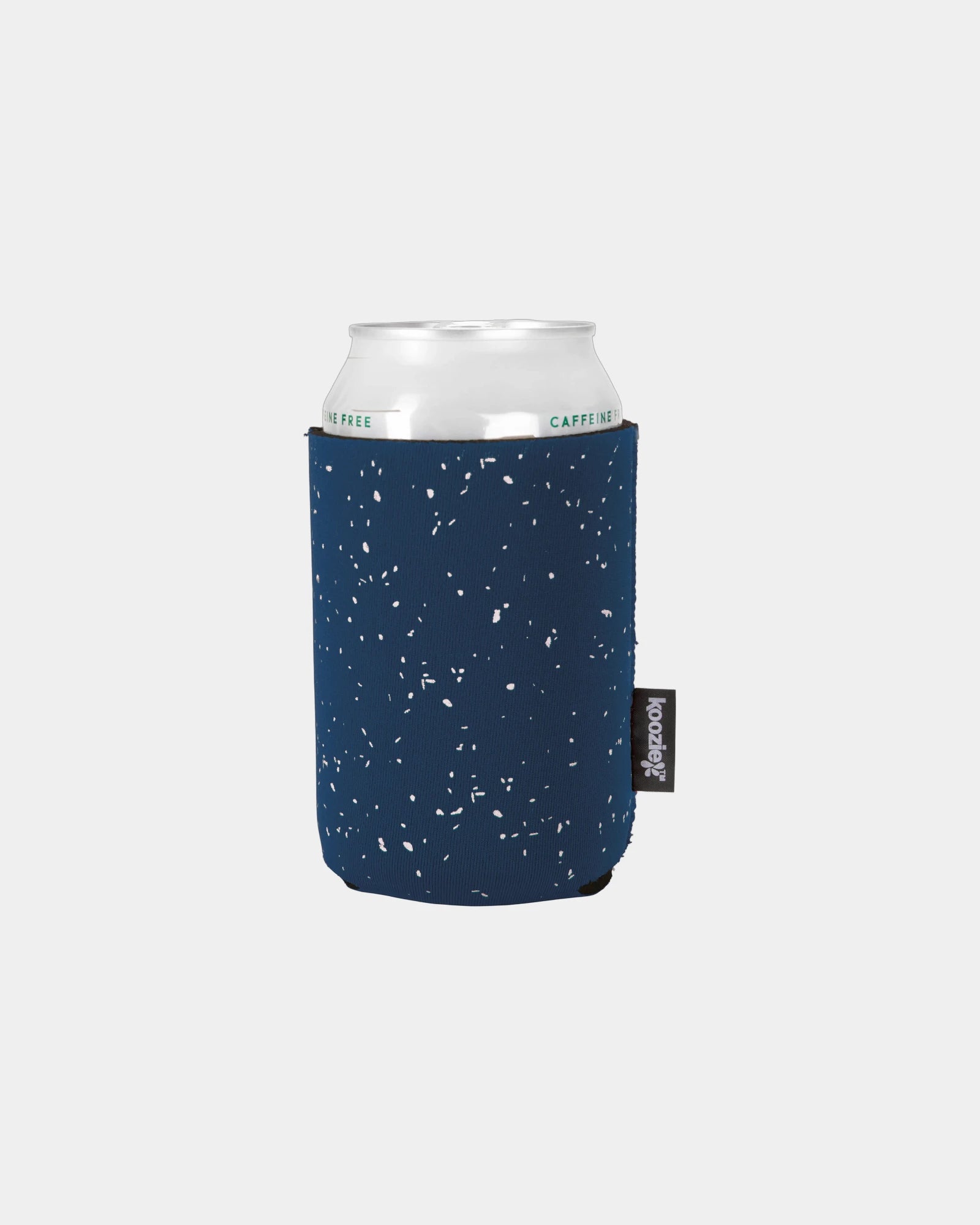 Custom neoprene can cooler sleeve retro finish - Navy