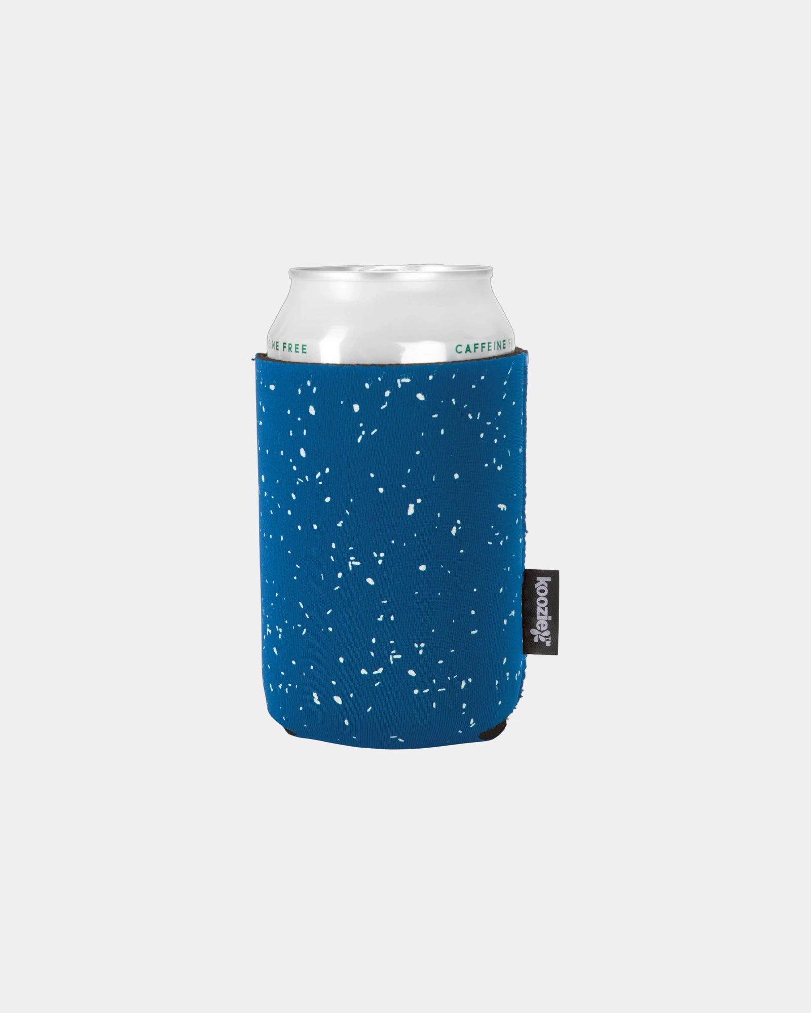 Custom neoprene can cooler sleeve retro finish - Royal