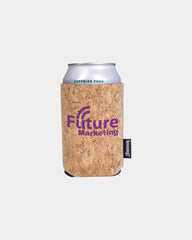 Custom cork can cooler for 12 oz cans - Natural