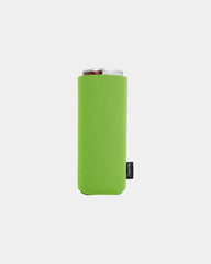 Custom collapsible slim can cooler sleeve - Lime Green